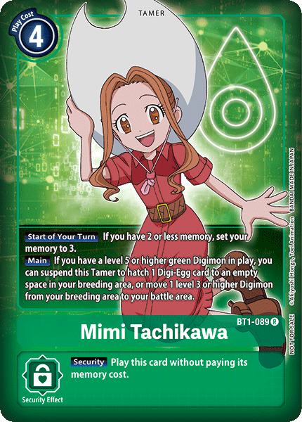 Mimi Tachikawa [BT1-089] (Buy-A-Box Promo) [Release Special Booster Ver.1.0 Promos] | Card Merchant Takapuna