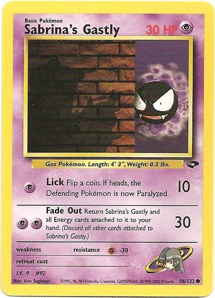 Sabrina's Gastly (96/132) [Gym Challenge Unlimited] | Card Merchant Takapuna