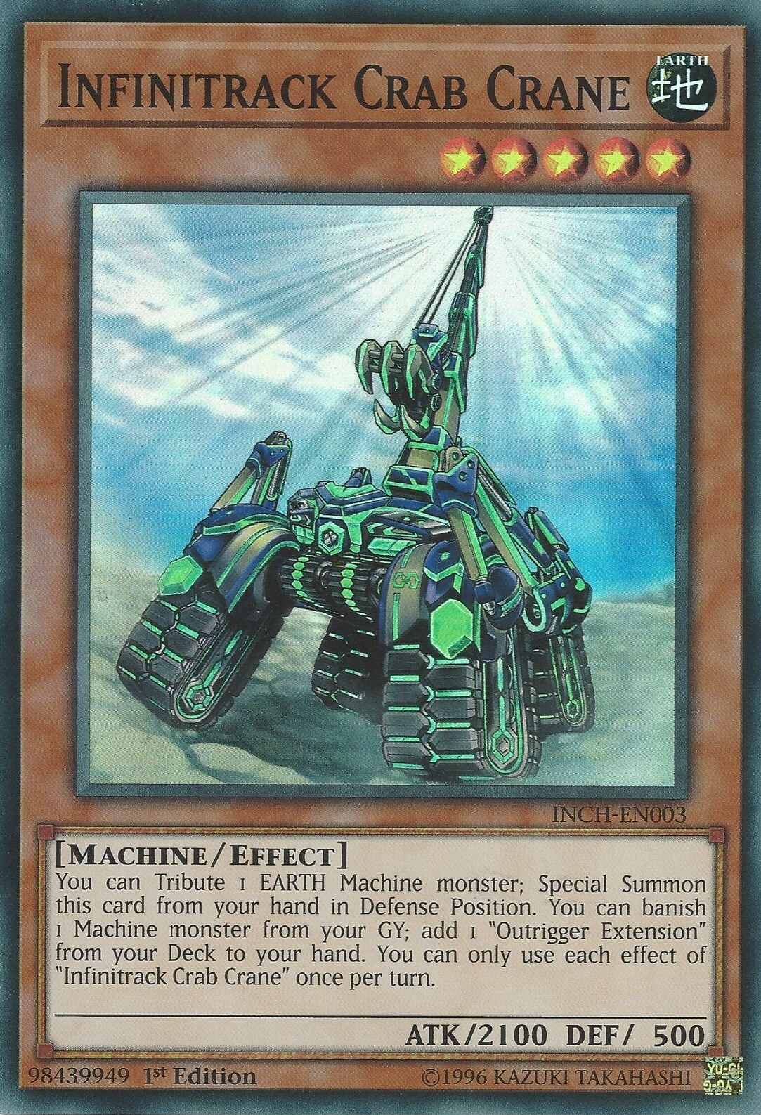 Infinitrack Crab Crane [INCH-EN003] Super Rare | Card Merchant Takapuna