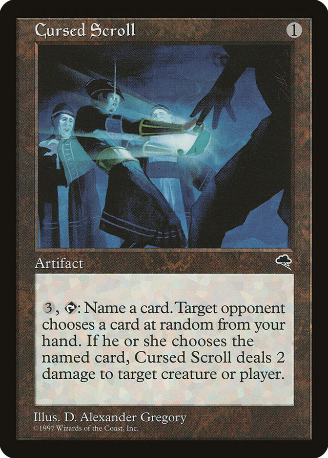 Cursed Scroll [Tempest] | Card Merchant Takapuna