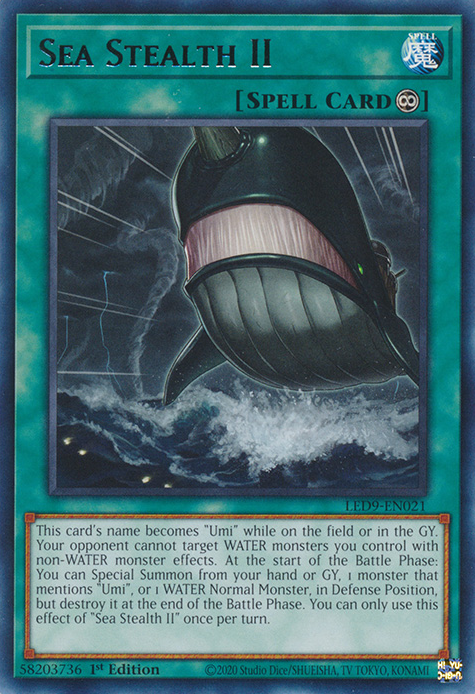 Sea Stealth II [LED9-EN021] Rare | Card Merchant Takapuna