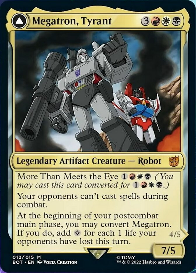 Megatron, Tyrant // Megatron, Destructive Force [Transformers] | Card Merchant Takapuna