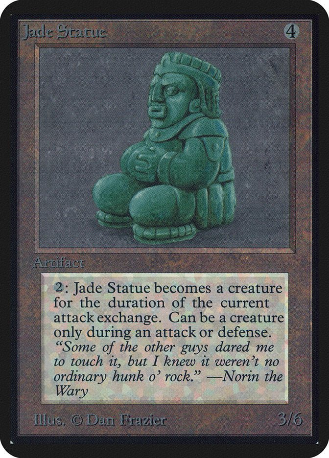 Jade Statue [Alpha Edition] | Card Merchant Takapuna