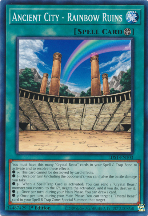 Ancient City - Rainbow Ruins [LDS1-EN103] Common | Card Merchant Takapuna