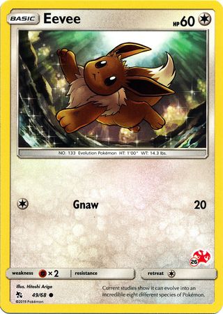 Eevee (49/68) (Charizard Stamp #26) [Battle Academy 2020] | Card Merchant Takapuna