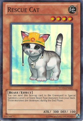 Rescue Cat [TU03-EN002] Super Rare | Card Merchant Takapuna