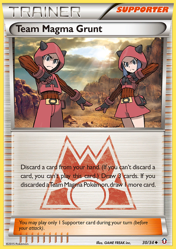 Team Magma Grunt (30/34) [XY: Double Crisis] | Card Merchant Takapuna