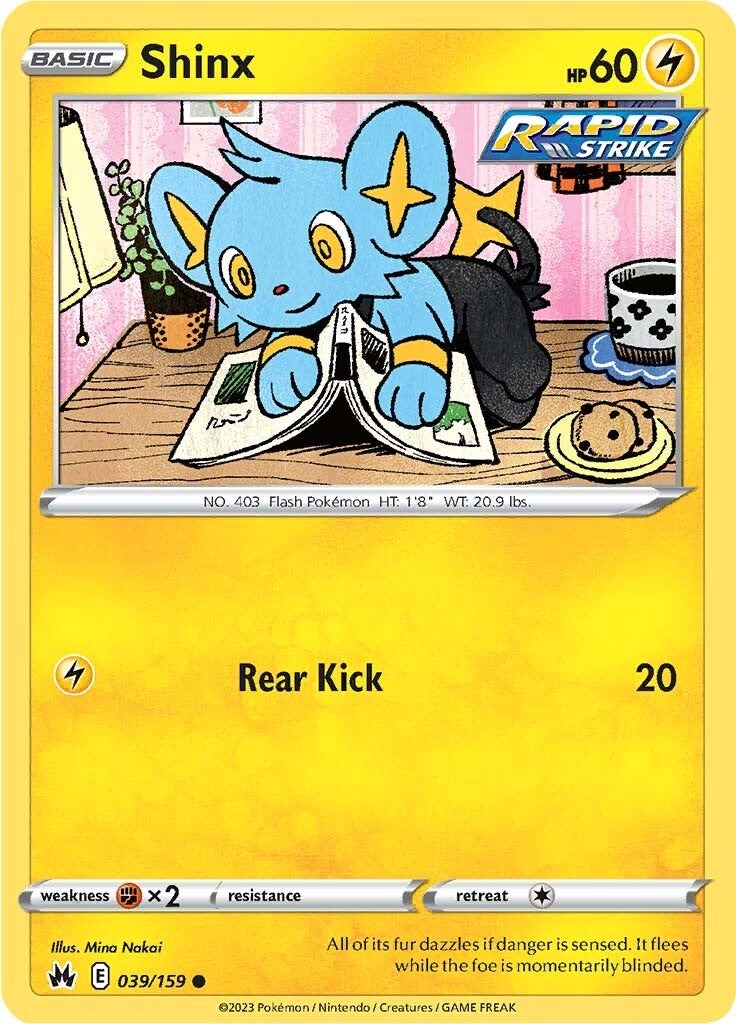 Shinx (039/159) (39) [Sword & Shield: Crown Zenith] | Card Merchant Takapuna