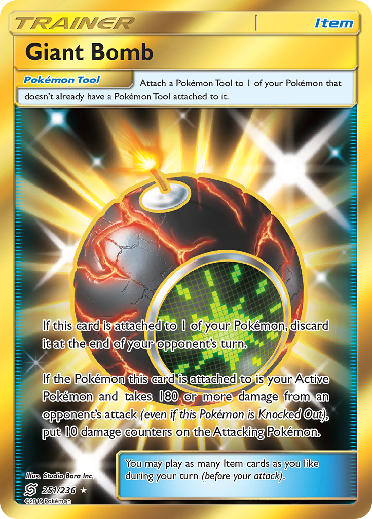 Giant Bomb (251/236) [Sun & Moon: Unified Minds] | Card Merchant Takapuna