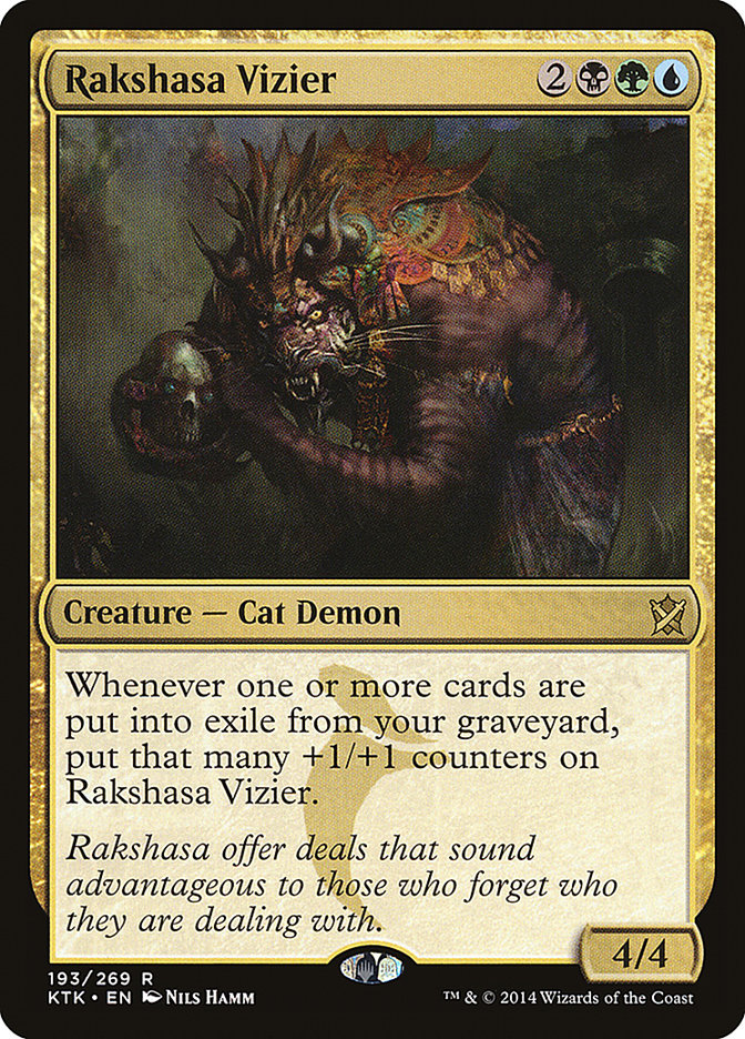 Rakshasa Vizier [Khans of Tarkir] | Card Merchant Takapuna