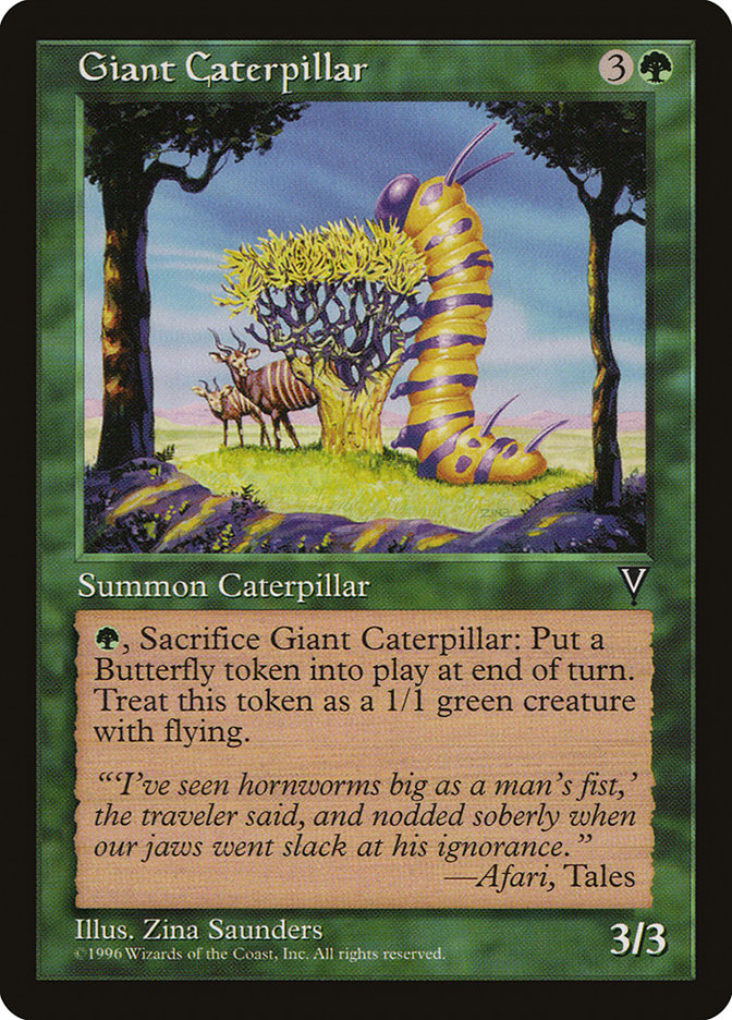 Giant Caterpillar [Visions] | Card Merchant Takapuna