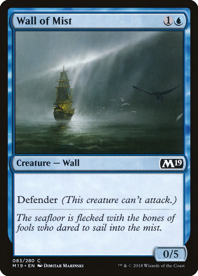 Wall of Mist [Core Set 2019] | Card Merchant Takapuna