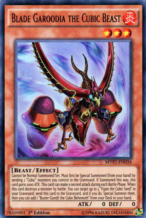 Blade Garoodia the Cubic Beast [MVP1-EN034] Ultra Rare | Card Merchant Takapuna