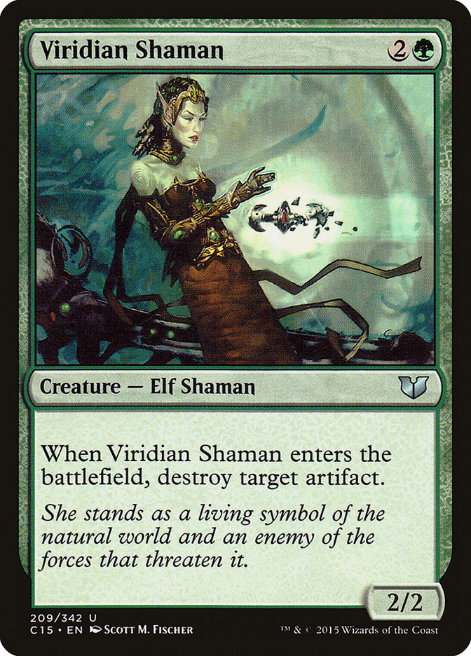 Viridian Shaman [Commander 2015] | Card Merchant Takapuna