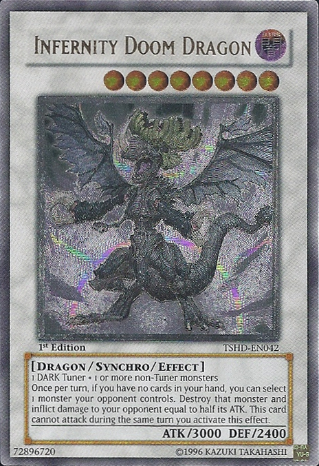 Infernity Doom Dragon [TSHD-EN042] Ultimate Rare | Card Merchant Takapuna