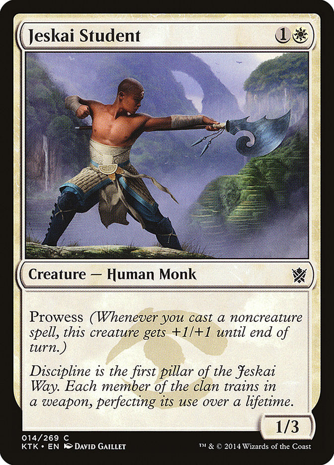 Jeskai Student [Khans of Tarkir] | Card Merchant Takapuna