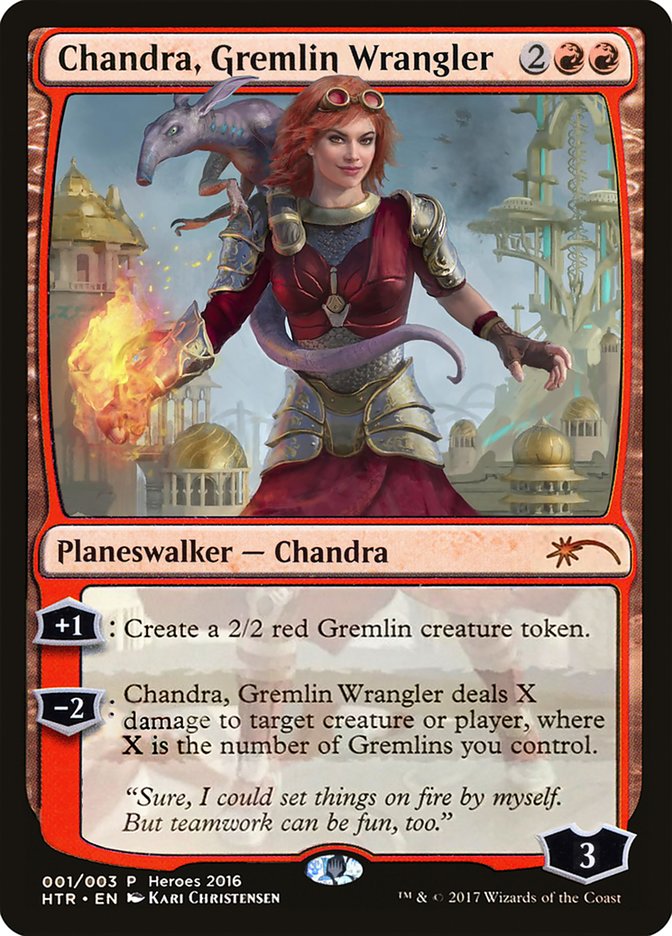 Chandra, Gremlin Wrangler [Heroes of the Realm] | Card Merchant Takapuna