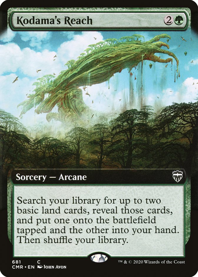 Kodama's Reach (Extended Art) [Commander Legends] | Card Merchant Takapuna