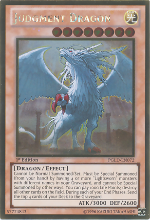 Judgment Dragon [PGLD-EN072] Gold Rare | Card Merchant Takapuna