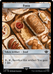 Tentacle // Food (0022) Double-Sided Token (Surge Foil) [The Lord of the Rings: Tales of Middle-Earth Tokens] | Card Merchant Takapuna