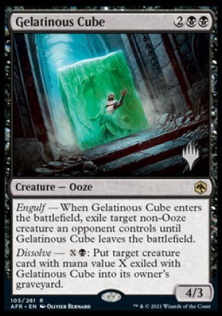 Gelatinous Cube (Promo Pack) [Dungeons & Dragons: Adventures in the Forgotten Realms Promos] | Card Merchant Takapuna