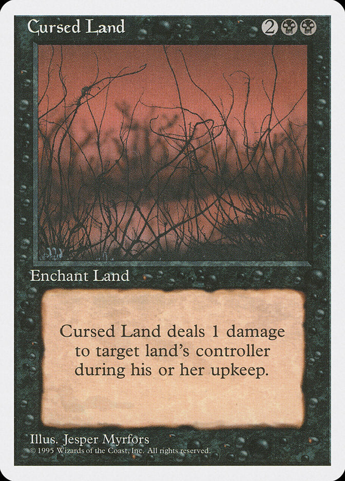 Cursed Land [Fourth Edition] | Card Merchant Takapuna