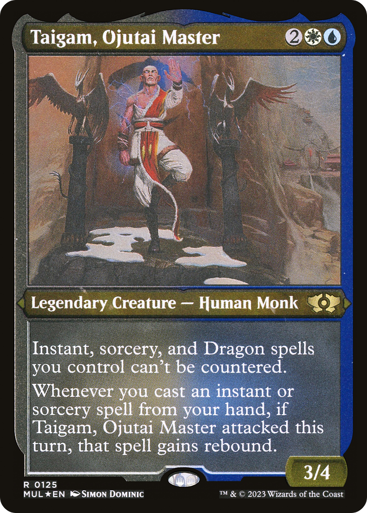 Taigam, Ojutai Master (Foil Etched) [Multiverse Legends] | Card Merchant Takapuna