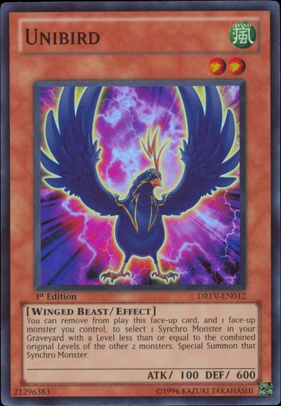 Unibird [DREV-EN012] Super Rare | Card Merchant Takapuna