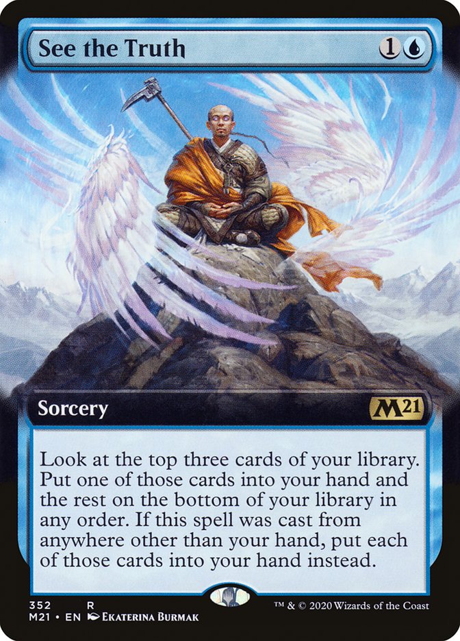 See the Truth (Extended Art) [Core Set 2021] | Card Merchant Takapuna