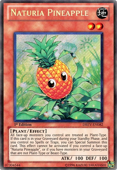 Naturia Pineapple [DREV-EN082] Secret Rare | Card Merchant Takapuna