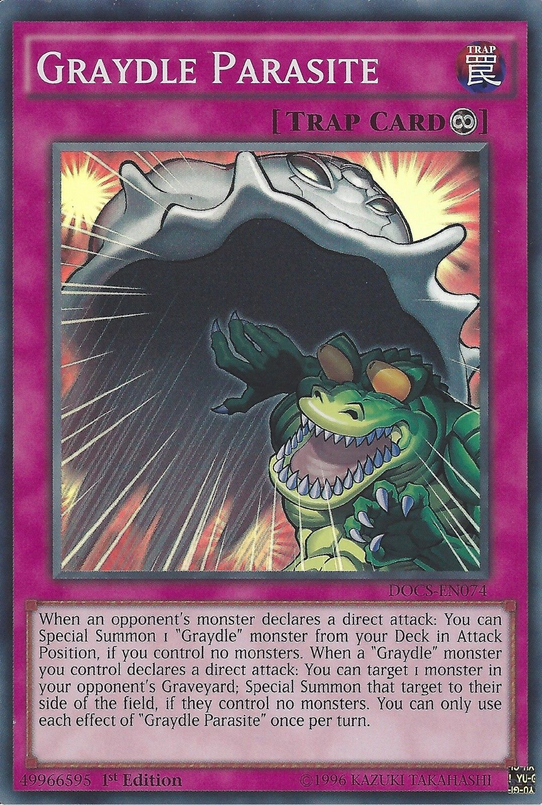 Graydle Parasite [DOCS-EN074] Super Rare | Card Merchant Takapuna