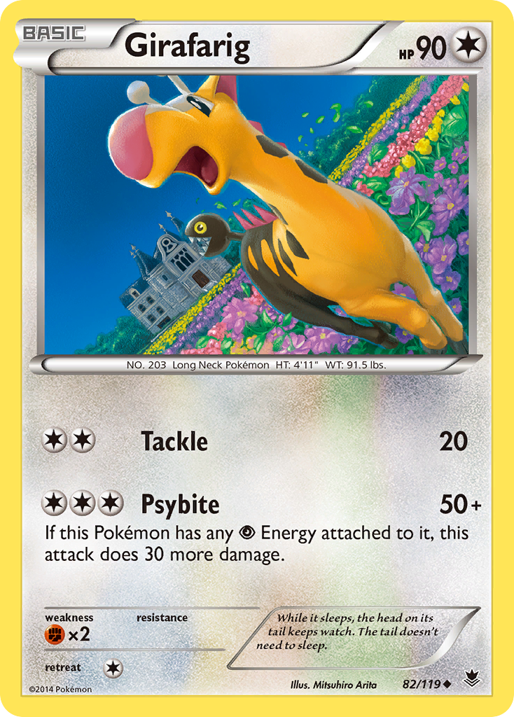 Girafarig (82/119) [XY: Phantom Forces] | Card Merchant Takapuna