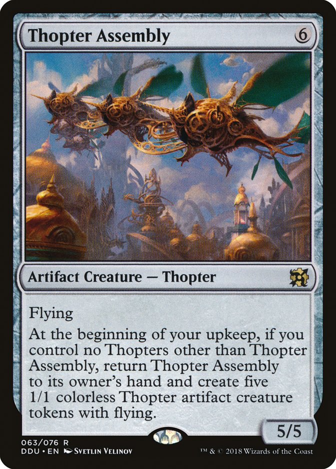 Thopter Assembly [Duel Decks: Elves vs. Inventors] | Card Merchant Takapuna