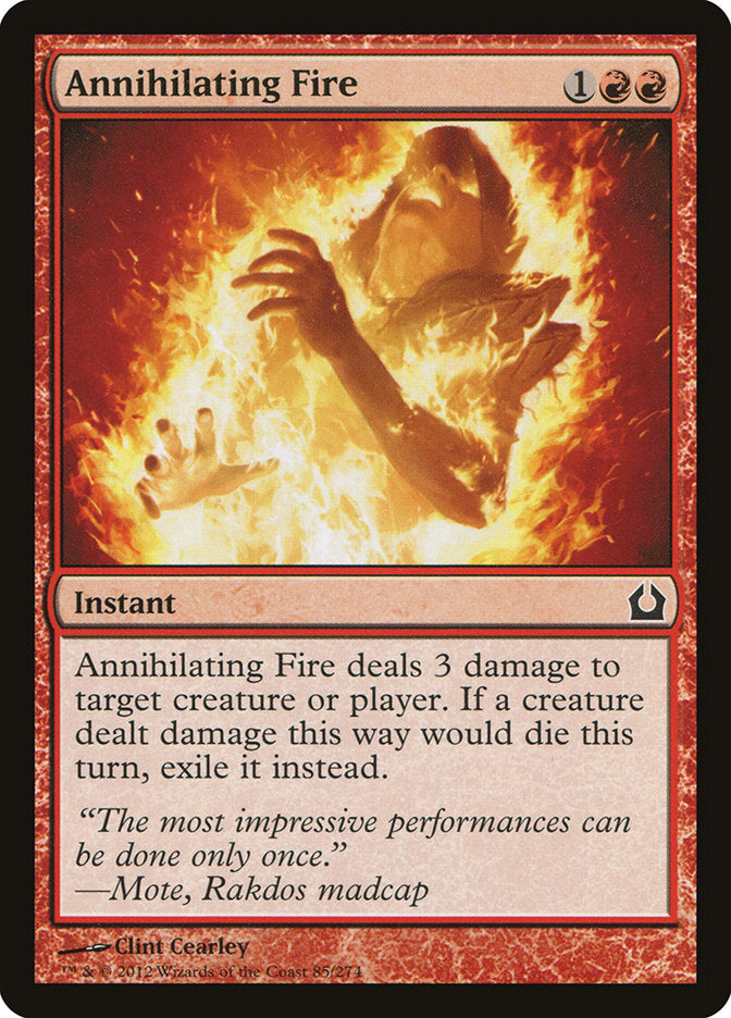 Annihilating Fire [Return to Ravnica] | Card Merchant Takapuna