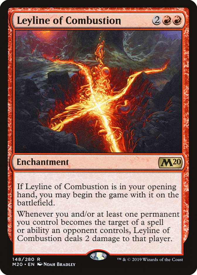 Leyline of Combustion [Core Set 2020] | Card Merchant Takapuna