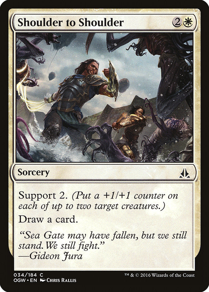 Shoulder to Shoulder [Oath of the Gatewatch] | Card Merchant Takapuna