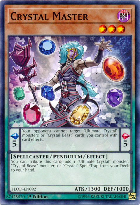 Crystal Master [FLOD-EN092] Common | Card Merchant Takapuna