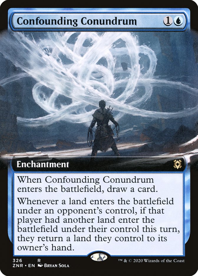 Confounding Conundrum (Extended Art) [Zendikar Rising] | Card Merchant Takapuna