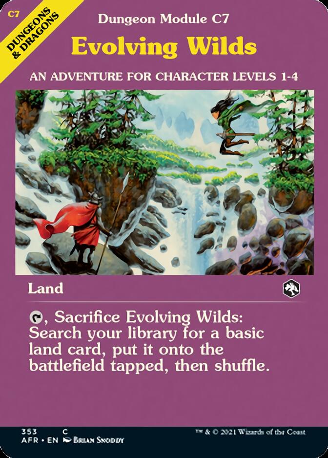 Evolving Wilds (Dungeon Module) [Dungeons & Dragons: Adventures in the Forgotten Realms] | Card Merchant Takapuna