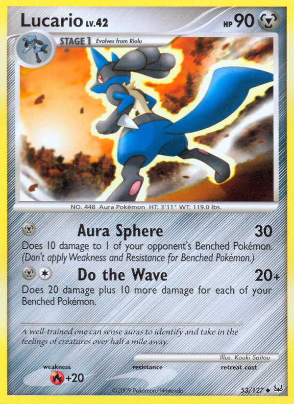 Lucario (53/127) [Platinum: Base Set] | Card Merchant Takapuna