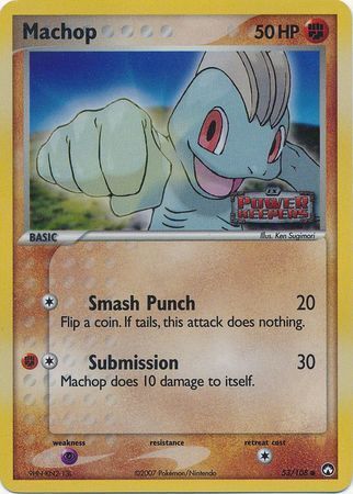 Machop (53/108) (Stamped) [EX: Power Keepers] | Card Merchant Takapuna