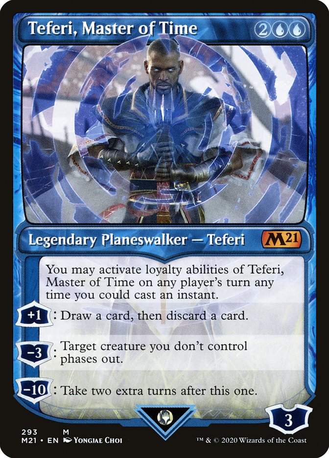 Teferi, Master of Time (Showcase) (293) [Core Set 2021] | Card Merchant Takapuna