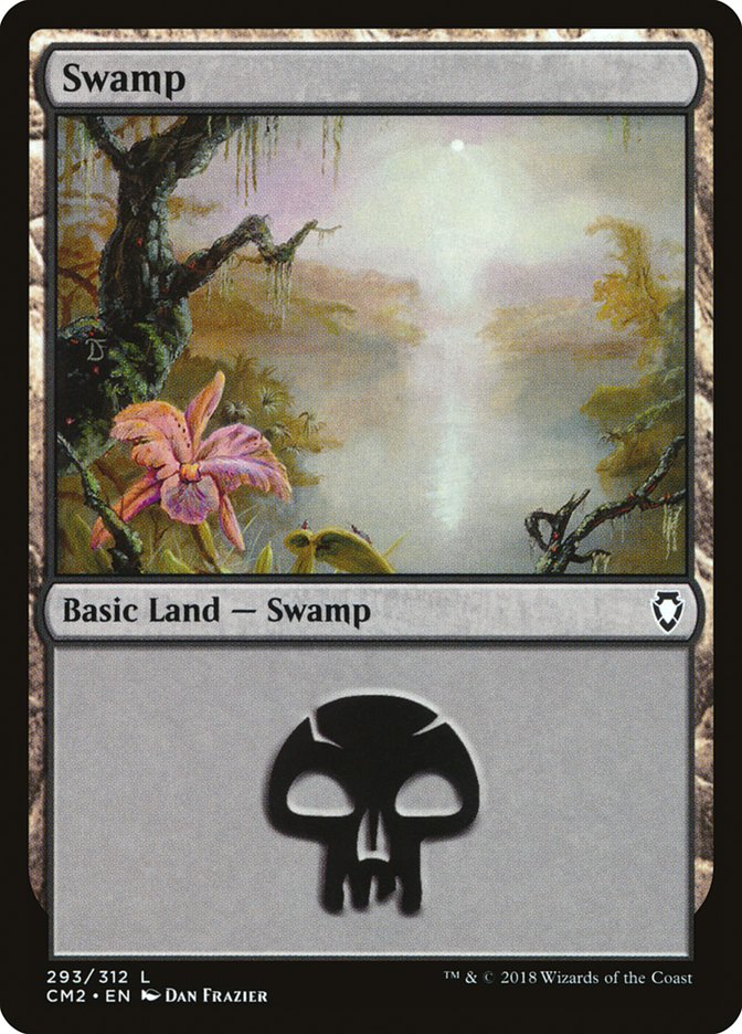 Swamp (293) [Commander Anthology Volume II] | Card Merchant Takapuna