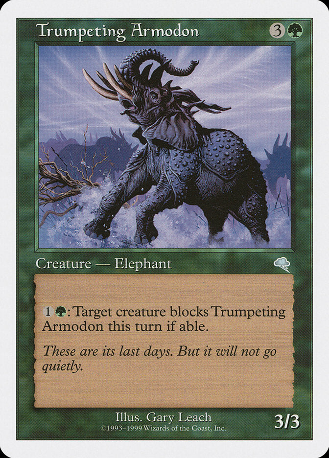 Trumpeting Armodon [Battle Royale] | Card Merchant Takapuna