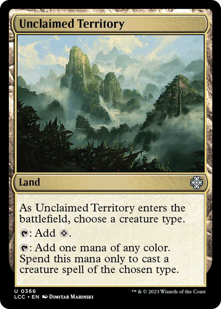 Unclaimed Territory [The Lost Caverns of Ixalan Commander] | Card Merchant Takapuna