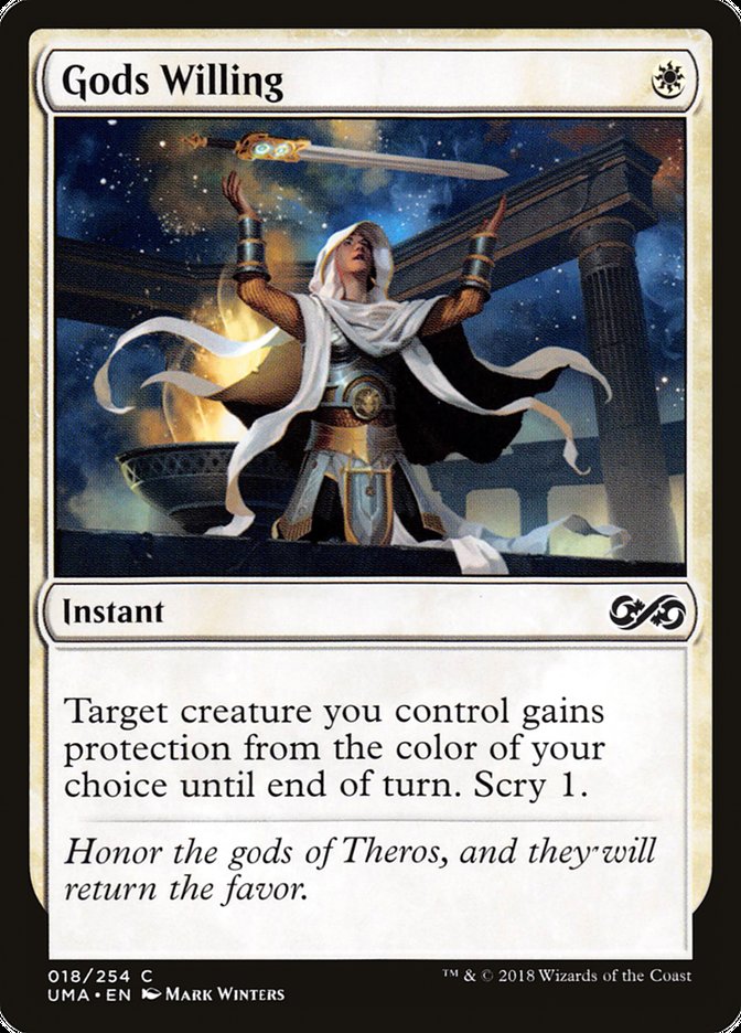 Gods Willing [Ultimate Masters] | Card Merchant Takapuna