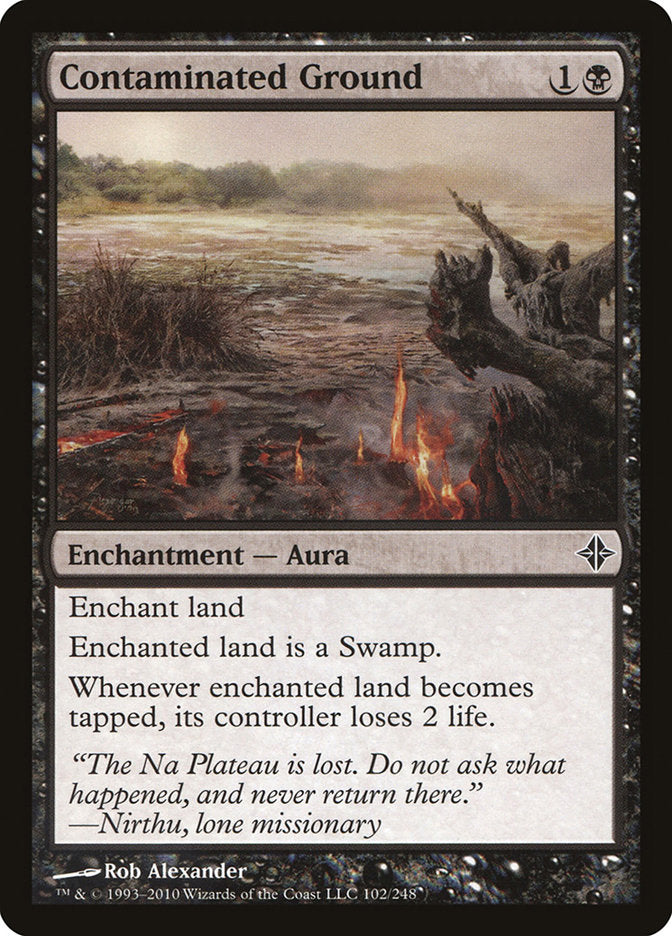 Contaminated Ground [Rise of the Eldrazi] | Card Merchant Takapuna