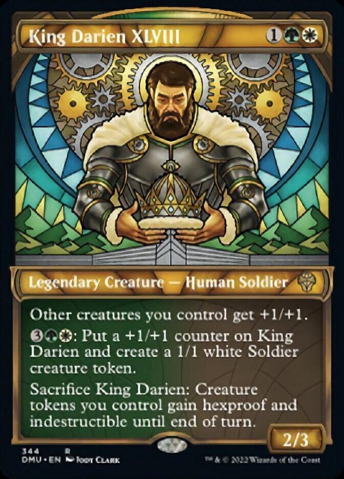 King Darien XLVIII (Showcase Textured) [Dominaria United] | Card Merchant Takapuna