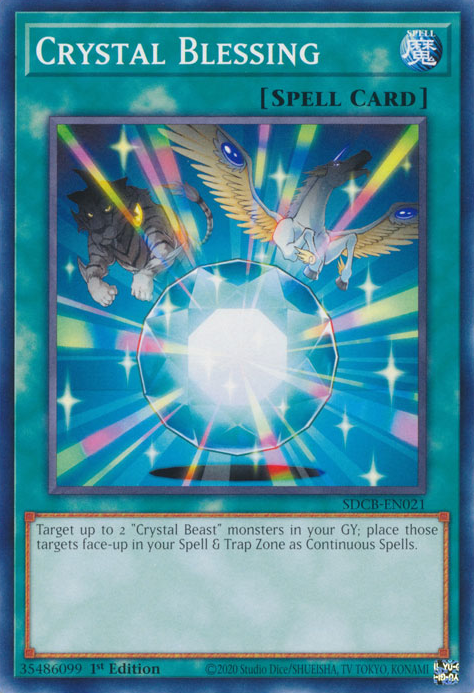 Crystal Blessing [SDCB-EN021] Common | Card Merchant Takapuna