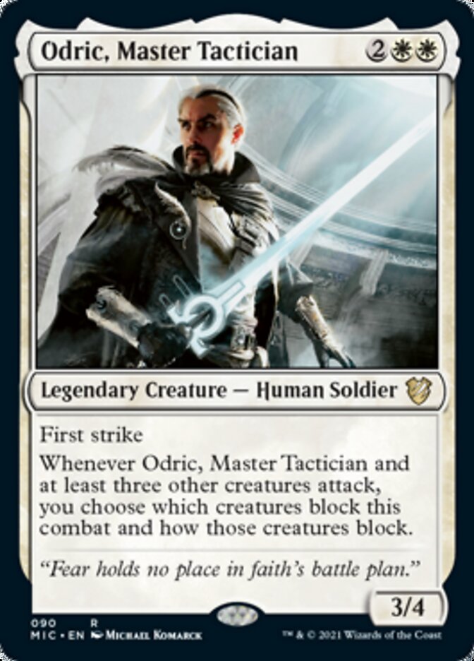 Odric, Master Tactician [Innistrad: Midnight Hunt Commander] | Card Merchant Takapuna